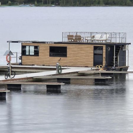 Domek Na Wodzie - Houseboat -Sauna, Taras Na Dachu, Dwie Sypialnie Mikołajki Esterno foto