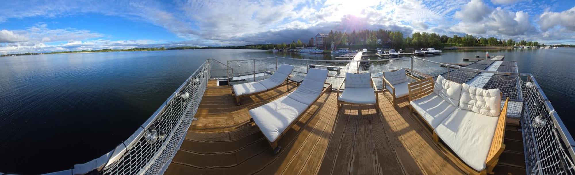 Domek Na Wodzie - Houseboat -Sauna, Taras Na Dachu, Dwie Sypialnie Mikołajki Esterno foto